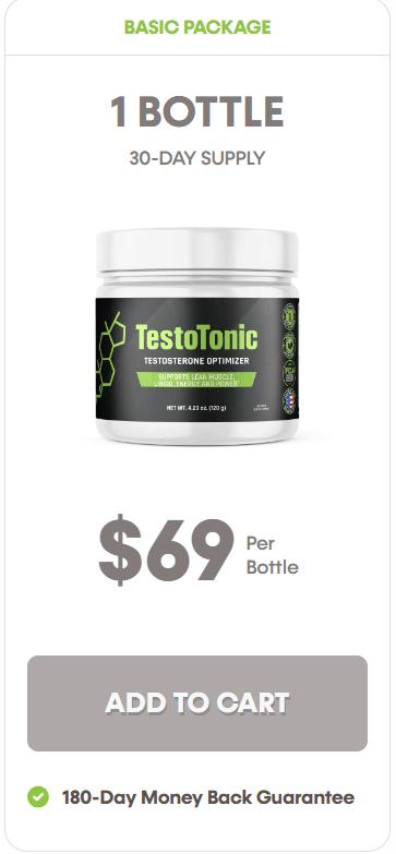 TestoTonic  $69/bottle